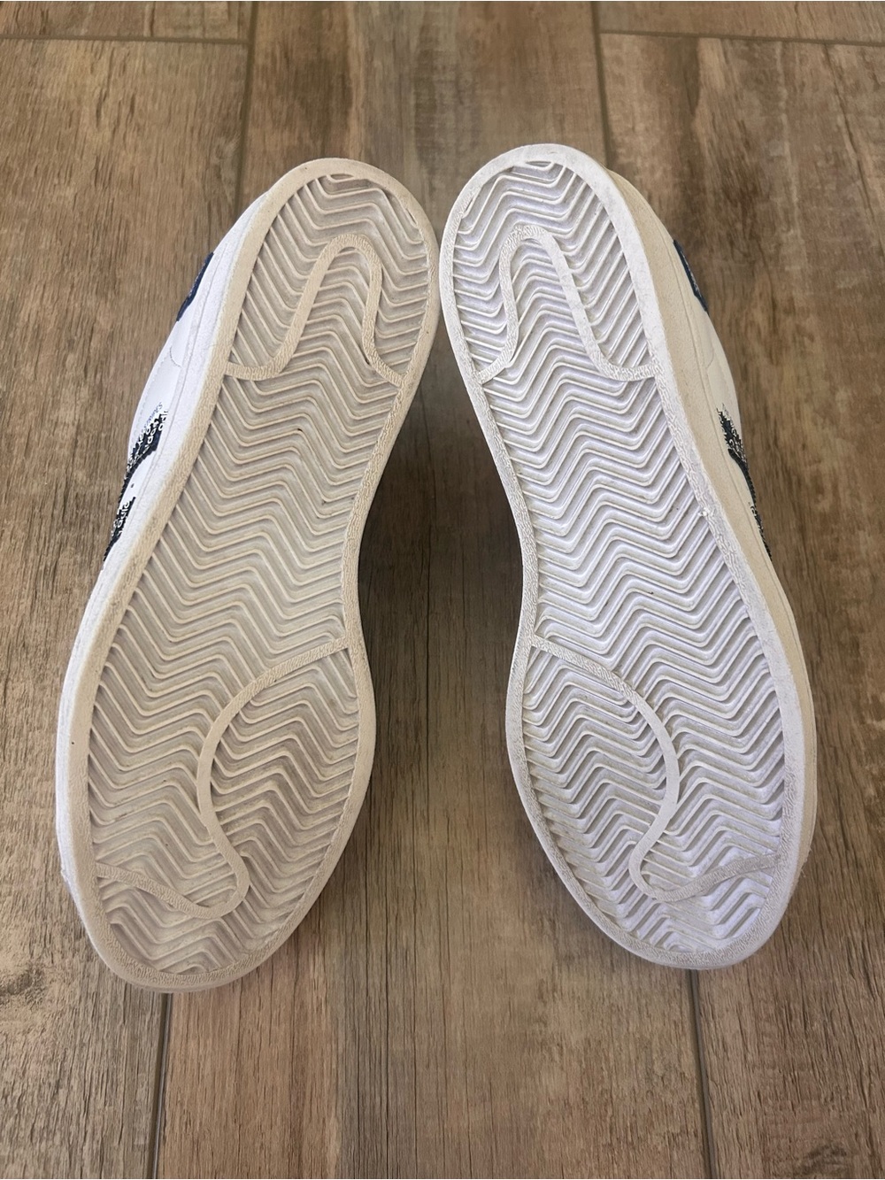 Adidas Originals Superstar 'White Black Blue' FZ4832 sneakers. Men 6 Women 7.5 - Picture 5 of 6